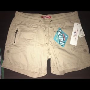 Beige Cargo Shorts